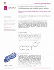 Research paper thumbnail of Crystal structure of 2-oxo-2H-chromen-3-yl 4-chlorobenzoate and Hirshfeld surface analysis