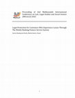 Research paper thumbnail of Legal Protection for Customers Who Experience Losses Through The Mobile Banking Feature Service System