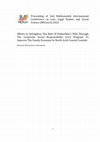 Research paper thumbnail of Efforts to Strengthen The Role Of Fisherman's Wife Through The Corporate Social Responsibility (Csr) Program To Improve The Family Economy In North Aceh Coastal Coastals