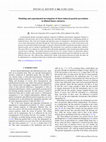 Research paper thumbnail of Modeling and experimental investigation of shear-induced particle percolation in diluted binary mixtures