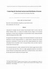 Research paper thumbnail of Connecting the functional and personal distribution of income Evidence from German Socio-Economic Panel Data