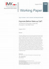 Research paper thumbnail of Hypnosis Before Wake-Up Call?! The Revival of Sovereign Credit Risk Perception in the EMU-Crisis