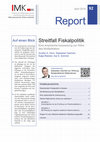 Research paper thumbnail of Streitfall Fiskalpolitik: Eine empirische Auswertung zur Höhe des Multiplikators