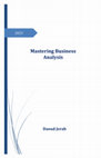 Research paper thumbnail of Mastering Business Analysis