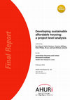 Research paper thumbnail of Developing sustainable affordable housing: a project-level analysis