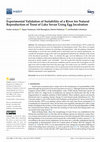 Research paper thumbnail of Experimental Validation of Suitability of a River for Natural Reproduction of Trout of Lake Sevan Using Egg Incubation