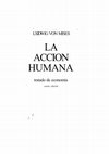 Research paper thumbnail of LAACCION HUMANA LUDWIG VON MISES