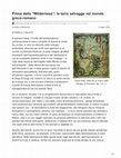 Research paper thumbnail of Prima della “Wilderness”: le terre selvagge nel mondo greco-romano, in «Dialoghi Mediterranei» 67, 2024, 1-9