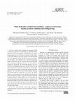 Research paper thumbnail of Water hydraulics, retention and repellency; response to soil texture, biochar pyrolysis conditions and wetting/drying