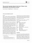 Research paper thumbnail of The perceived constraints subscale of the Sense of Mastery Scale: dimensionality and measurement invariance