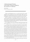 Research paper thumbnail of A Methodological Problem in the Study of Roman Sculptures: the Criterion of Authority, in: A. M. Minguijón / K. M. Vilacoba / J. N. Saiz (eds.). Conceptos, métodos y fuentes para el estudio de la antigüedad. Líneas de investigación actuales (Madrid 2023) 1047-1054