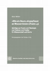 Research paper thumbnail of „Wie ein Baum, eingepflanzt an Wasserrinnen“ (Psalm 1,3). Beiträge zur Poesie und Theologie von Psalmen und Psalter für Wissenschaft und Kirche (ed. T. Uhlig, ABIG 41), Leipzig (Evang. Verlagsanstalt) 2014 [543 Seiten]