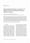 Research paper thumbnail of Musculoskeletal Disorders in Caregivers of Children with Cerebral Palsy Following a Multilevel Surgery