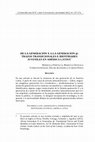 Research paper thumbnail of De La Generación X a La Generación @.: Trazos Transicionales e Identidades Juveniles en América Latina