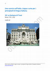 Research paper thumbnail of La Fontana di Trevi - Lingua italiana e storia dell'arte per stranieri. Livello principianti A2