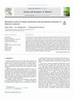 Research paper thumbnail of Microwave sensor for liquid classification and permittivity estimation of dielectric materials