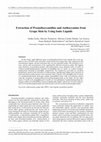 Research paper thumbnail of Extraction of Proanthocyanidins and Anthocyanins from Grape Skin by Using Ionic Liquids