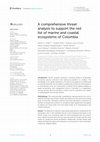 Research paper thumbnail of A comprehensive threat analysis to support the red list of marine and coastal ecosystems of Colombia