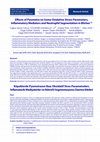 Research paper thumbnail of Effects of Pyometra on Some Oxidative Stress Parameters, Inflammatory Mediators and Neutrophil Segmentation in Bitches