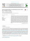 Research paper thumbnail of Social and spatial effects of transforming the private vehicle fleet in Brisbane, Australia