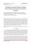 Research paper thumbnail of The Philippine News Agency's Reporting on Philippine Tourism During the Second Trimester of the COVID-19 Quarantine