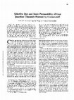 Research paper thumbnail of Selective dye and ionic permeability of gap junction channels formed by connexin45