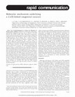 Research paper thumbnail of Molecular mechanism underlying a Cx50-linked congenital cataract