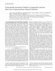 Research paper thumbnail of Connexin46 mutations linked to congenital cataract show loss of gap junction channel function