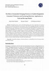 Research paper thumbnail of The Effect of Sustainable Packaging Practices on Youthful Bangladeshi Consumers' Preferences and Purchasing Behaviour: Application on Food and Beverage Market