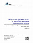 Research paper thumbnail of The Human Capital Dimensions of Sustainable Investment: What Investment Analysts Need to Know