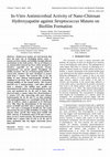 Research paper thumbnail of In-Vitro Antimicrobial Activity of Nano-Chitosan Hydroxyapatite against Streptococcus Mutans on Biofilm Formation