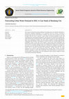 Research paper thumbnail of Forecasting Urban Water Demand in 2032: A Case Study of Bandung City