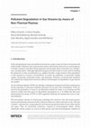 Research paper thumbnail of Pollutant Degradation in Gas Streams by means of Non-Thermal Plasmas