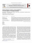 Research paper thumbnail of Soluble polyphenols: Synthesis and bioavailability of 3,4′,5-tri(α-d-glucose-3-O-succinyl) resveratrol