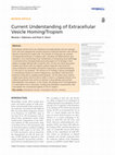 Research paper thumbnail of Current Understanding of Extracellular Vesicle Homing/Tropism