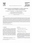 Research paper thumbnail of Effects of paraoxon and ethylparathion on choline oxidase from Alcaligenes species: Inhibition and denaturation