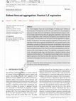 Research paper thumbnail of Robust forecast aggregation: Fourier<i>L</i><sub>2</sub><i>E</i>regression