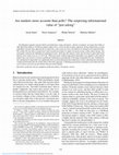 Research paper thumbnail of Are markets more accurate than polls? The surprising informational value of “just asking”