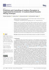 Research paper thumbnail of Prediction and Controlling of Auditory Perception in Augmented Environments. A Loudness-Based Dynamic Mixing Technique