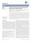 Research paper thumbnail of Organic ferroelectric/semiconducting nanowire hybrid layer for memory storage