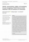 Research paper thumbnail of Identity, representations, religion, and apologizing for past wrongdoings: Muslim discourse about Indonesia's 1965–66 massacres of communists