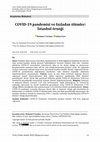 Research paper thumbnail of The COVID-19 pandemic and excess mortality: The Istanbul case study