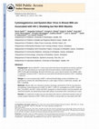 Research paper thumbnail of Cytomegalovirus and Epstein–Barr virus in breast milk are associated with HIV-1 shedding but not with mastitis