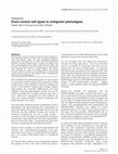 Research paper thumbnail of From normal cell types to malignant phenotypes