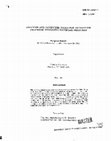 Research paper thumbnail of Analysis and computer tools for separation processes involving nonideal mixtures. Progress report, December 1, 1992--November 30, 1993