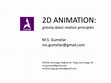 Research paper thumbnail of 2D ANIMATION: gravity-basic motion principles