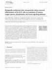 Research paper thumbnail of Biologically synthesized silver nanoparticles induce neuronal differentiation of SH-SY5Y cells via modulation of reactive oxygen species, phosphatases, and kinase signaling pathways