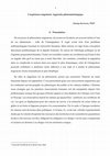 Research paper thumbnail of L'expérience migratoire. Approche phénoménologique