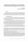 Research paper thumbnail of Precedentes no CPC-2015 : por uma compreensão constitucionalmente adequada do seu uso no Brasil