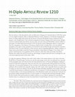 Research paper thumbnail of Article review: Aliaksandr Piahanau, “‘Each Wagon of Coal Should Be Paid for with Territorial Concessions.’ Hungary,  Czechoslovakia, and the Coal Shortage in 1918–21,” Diplomacy & Statecraft, 34:1 (March 2023): 86-116,  DOI: https://doi.org/10.1080/09592296.2023.2188795